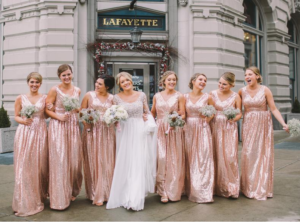 3 Flattering Necklines That You Can Pick for Your Rose Gold Bridesmaid Dresses