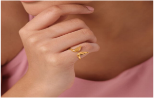 trendy butterfly rings