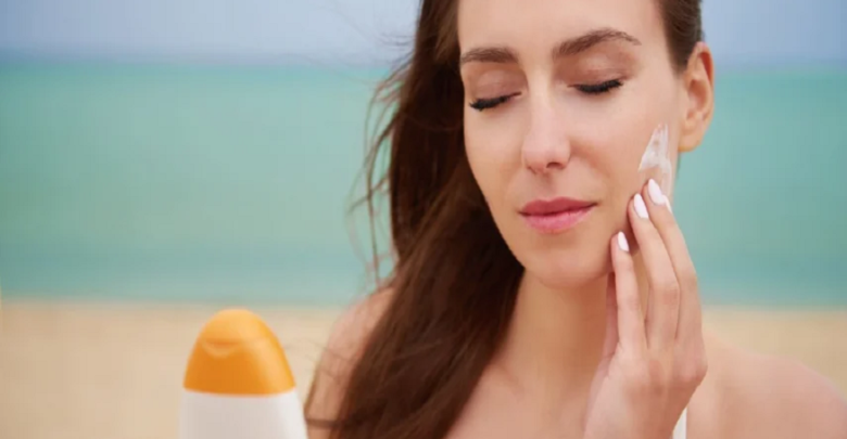 sunscreen with SPF 50